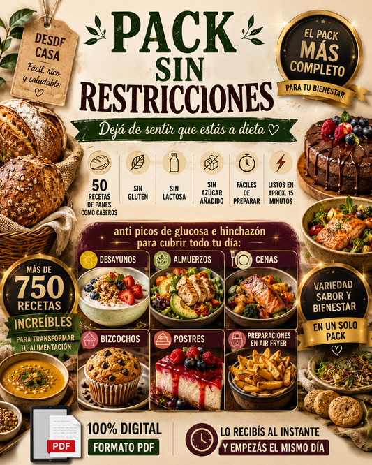 PAN SIN GLUTEN SIN RESTRICCIONES